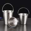 Stainless Steel Ice Bucket Bar Party Ice Bucket Golden Beer Barrel Champagne Bucket Cooling Barrel Snack Fried Chicken Bucket