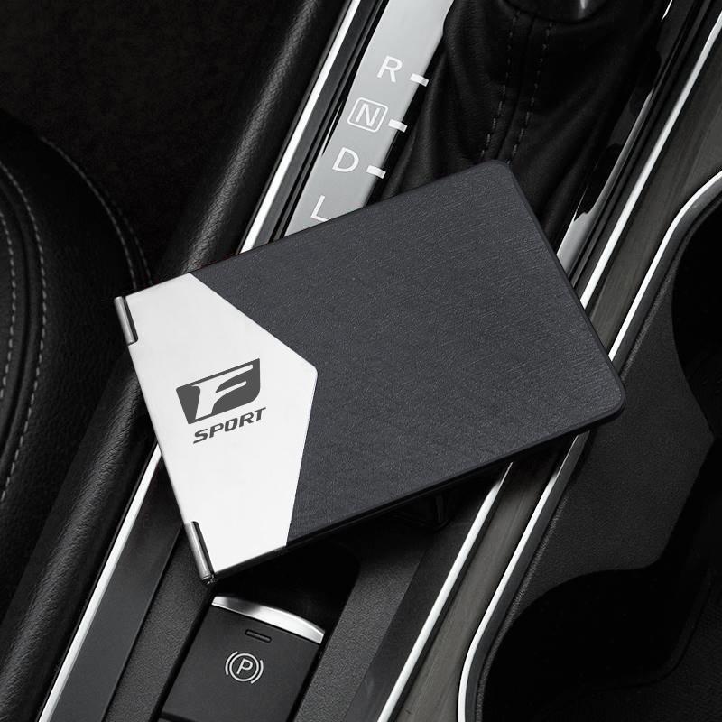 2026 Hot Interior Stickers Car Driver License Wallet ID License Storage Bag Credit Card Holder For Lexus GS IS LS500h ES260 ES30 WN2