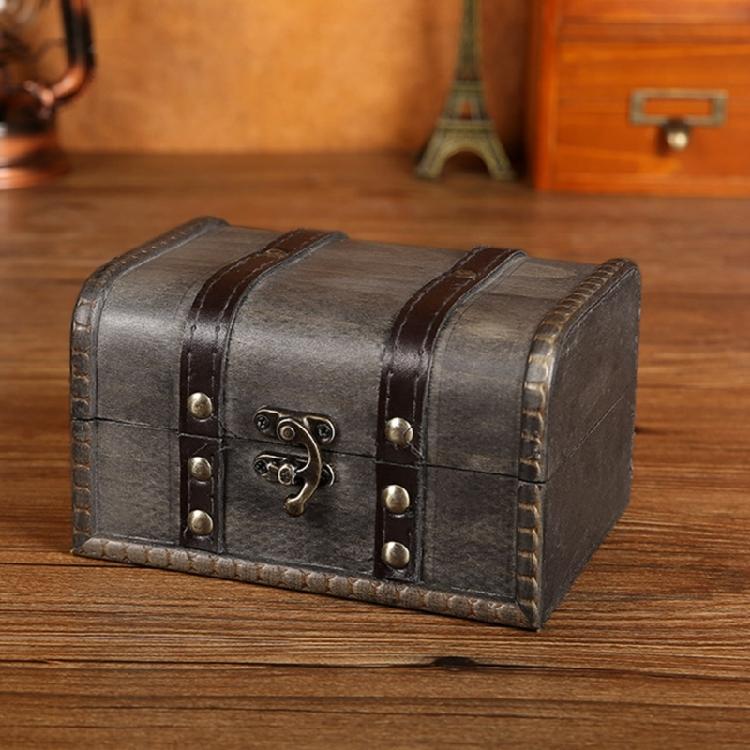 Decorative Treasure Box Vintage Wooden Large Desktop Storage Boxes for Jewelry