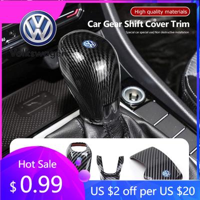 2026 Heiß Für Volkswagen VW Auto Schalthebelabdeckung Schalthebelgriff Manuelles Schalthebelhebel Dekor Schale Für VW GTI Polo Golf Passat Tiguan