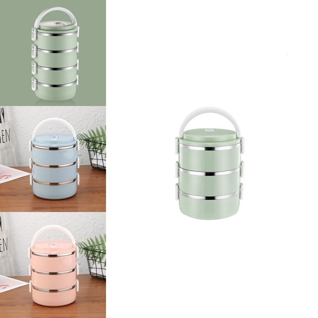 Stainless Steel Food Box With Multiple Layers For Travel And Family Dining