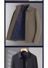 High-Grade Men's Lapel Coat - Business Casual Jacket for Middle-Aged & Elderly Dads, Fashionable & Versatile for Spring and Autumn.