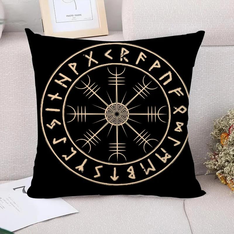 Viking Talisman Decorative Pillowcases For Pillows Cushion Pillowcase Home Decoration Accessories Twin Size Bedding