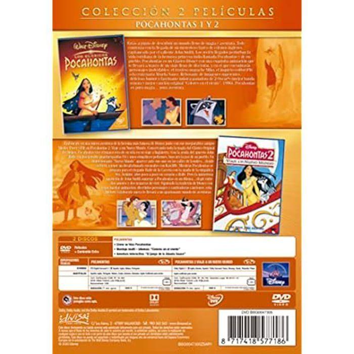 Pocahontas DVD Pack 1 + 2 - Disney - for Children - Mixed Genre - Import