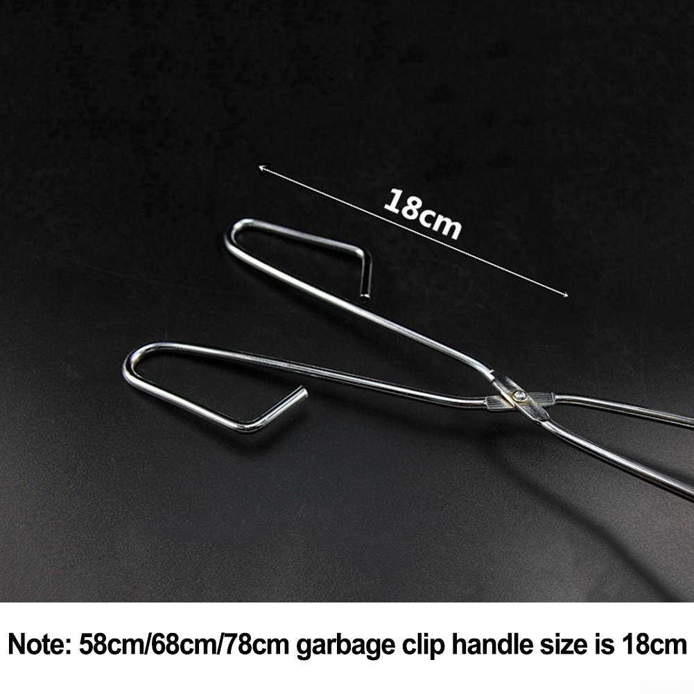 Garbage Tongs Sanitation Stainless Steel No Need To Bend Down
