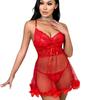 European Style Sexy Lace Lingerie Set with Nightgown, Pajamas, and Garter Belt