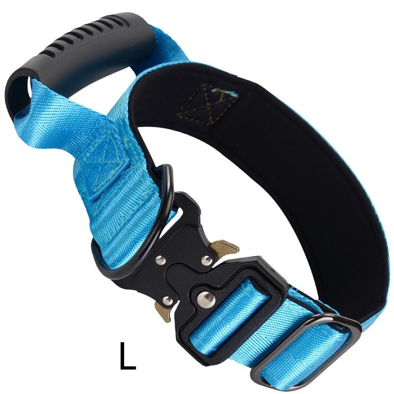 Pet Collar Explosion Proof Impact Resistant Pull Resistant Dog Collar Medium To Large Dog Collar Tactical Collar
