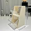 Shelf Organizer Desktop Storage Box Acrylic Transparent Desk Stationery Shelf Office Miscellaneous Sorting Box