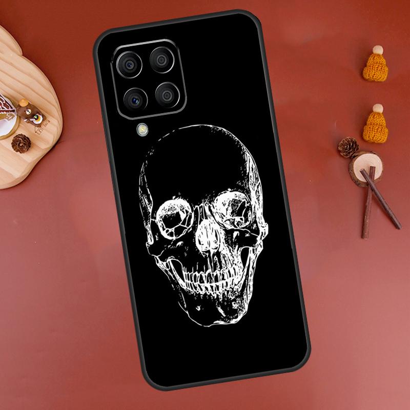 Cool Spooky Skull Face Case For Samsung Galaxy M33 M21 M31 M16 M36 M56 M53 M13 M12 M32 M52 M15 M55 M14 M35 M34 M54