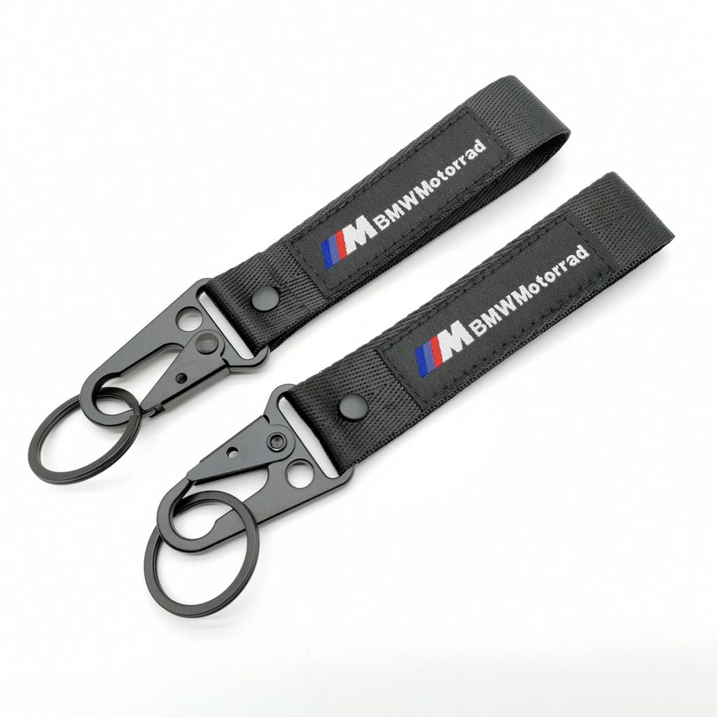 ZDNE2 BMW Emblem Nylon Lanyard Printing Style Long short Keychain For BMW M Performance E90 E60 E46 1 2 3 4 5 7 Series Accessories
