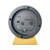 BCL (b.c.l) Steel Frame Alarm Clock, Yellow, Quartz Movement, with Alarm Function