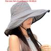 Anti-UV Fisherman Hat Wide Brim Bucket Hat New Beach Cap  Women