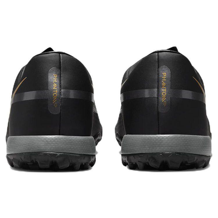 Nike Phantom GT 2 Academy Punta Redonda Cordones TF (Tacos de goma) Césped Artificial para Terreno Duro Antideslizante Duradero Soporte Zapatos de Fútbol DC0803-008