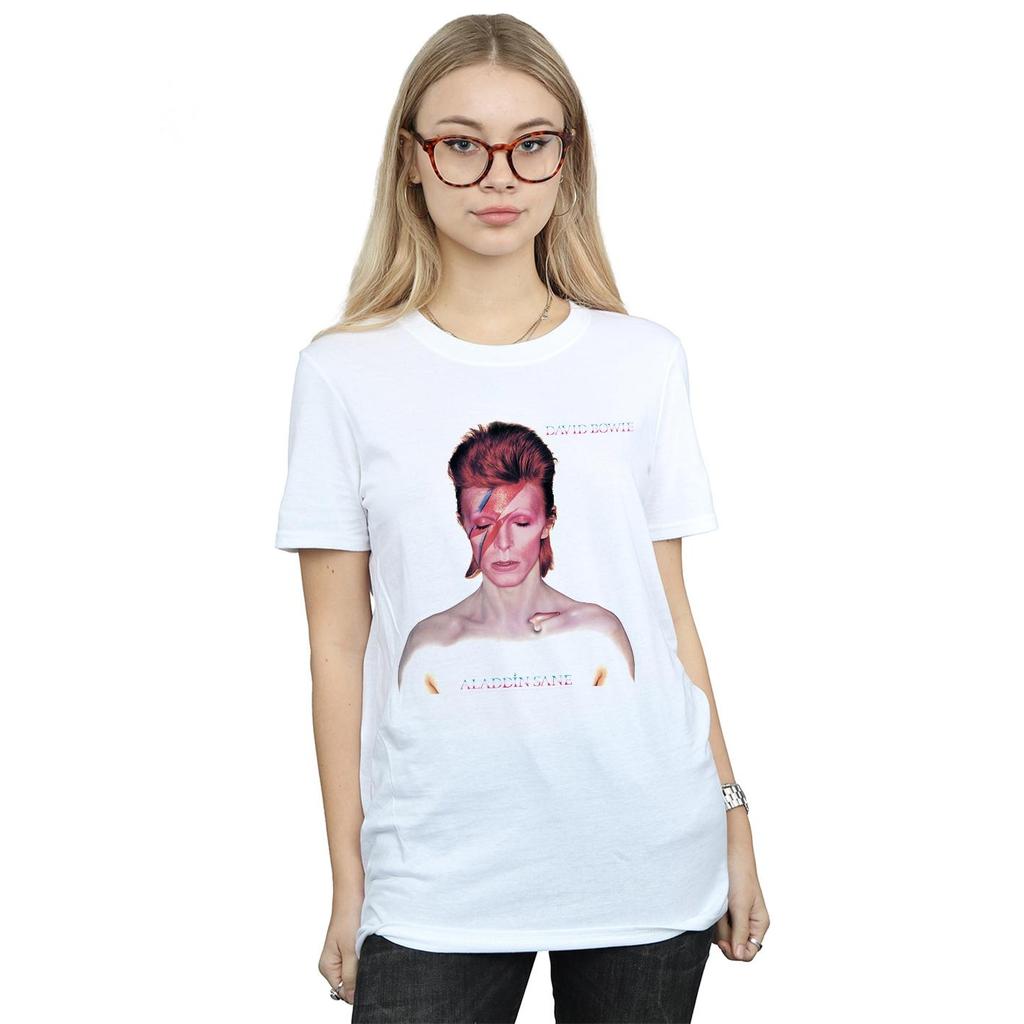 David Bowie Womens/Ladies My Love For You Cotton Boyfriend T-Shirt