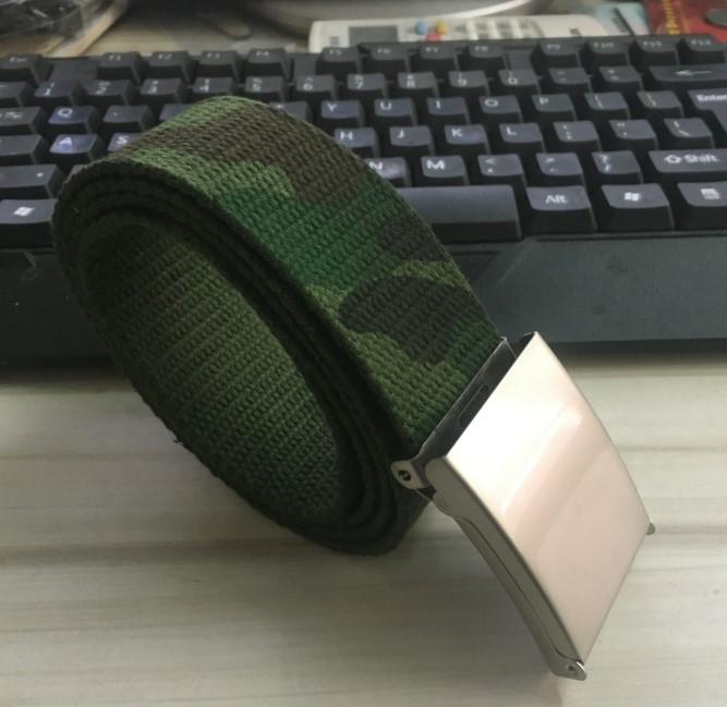 Fashion New Unisex Trousers Belts Canvas Belt Metal Buckle Men Women Boys Jeans Belts Candy Colors Top Quality Luxury Belts