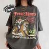 Feral Moms Social Club Shirt Comfort Colors Funny Mom Vibes Tshirt Mothers Day Trendy Mom Life Apparel