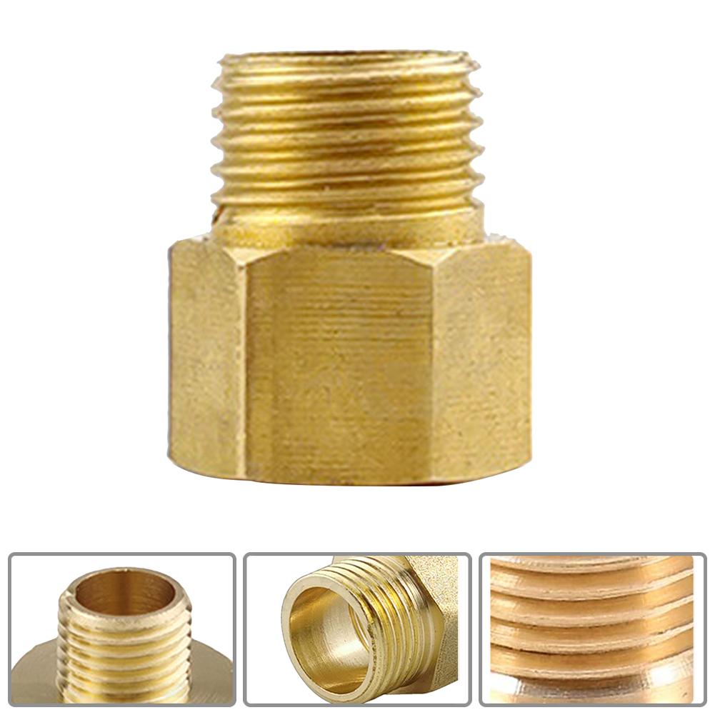 Adaptor conductă gaz alamă filet interior 3/8 inch filet exterior 1/4 inch Pentru aragazuri, grătare, accesorii camping exterior Adaptor conductă