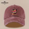 pc Eating Cat Cat in Sweater Pattern Unisex Baseball Cap Adjustable Size Trucker Hat Distressed Retro Print Hat Dad Mom Hat Com