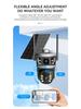 V380 4G Solar-Powered Dual-Lens Outdoor Camera with Dual Screens and No Network Required.