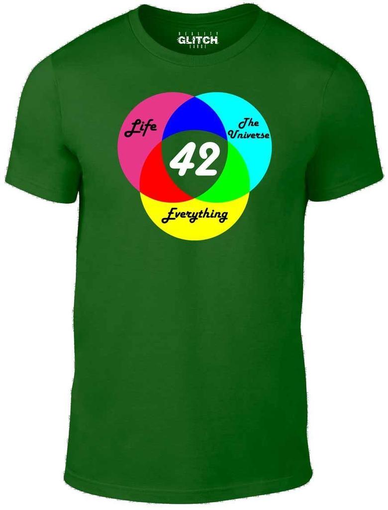 Answer Is 42 Men's T-Shirt Mens Womens Tees Top - Inspired by Hitchhikers Guide To the Galaxy Sci Fi