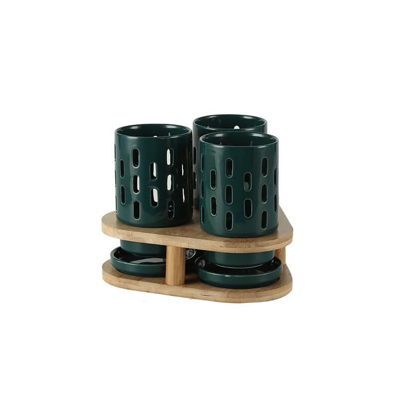 LIU Keramik Hohl-Stäbchenhalter