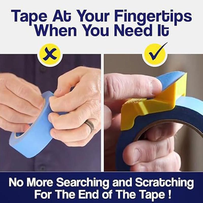 3Pieces Practical Tape Dispenser Sealing Tape Holders Practical Tape Dispenser for Crafting and Professional Use