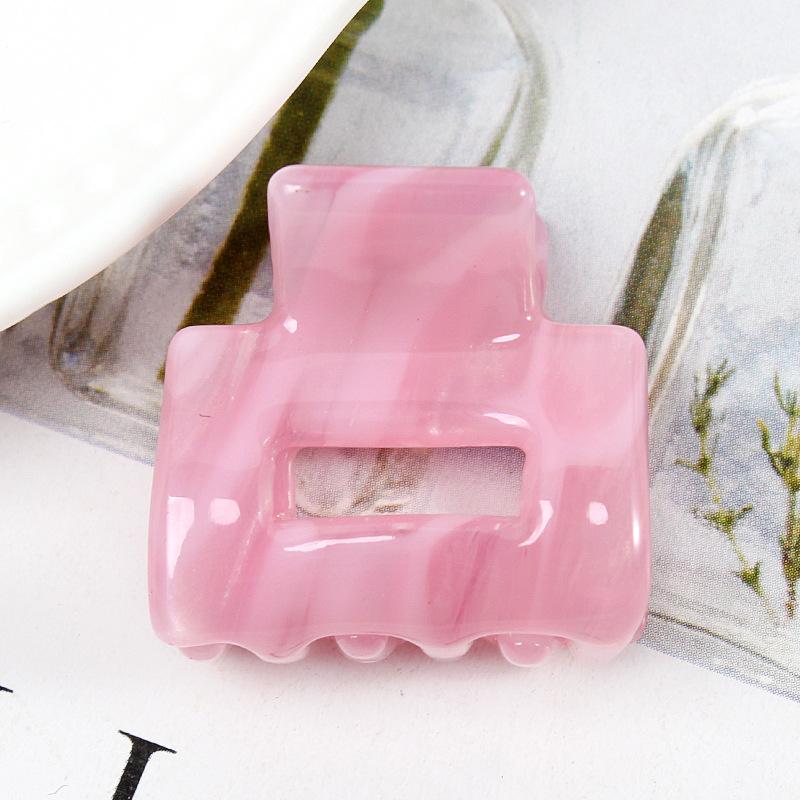 Acetat Mini Quadrat Hohl Haarnadel Krallenklemme Damen Haarspangen Mädchen Spangen Bade Bündel Haarschmuck