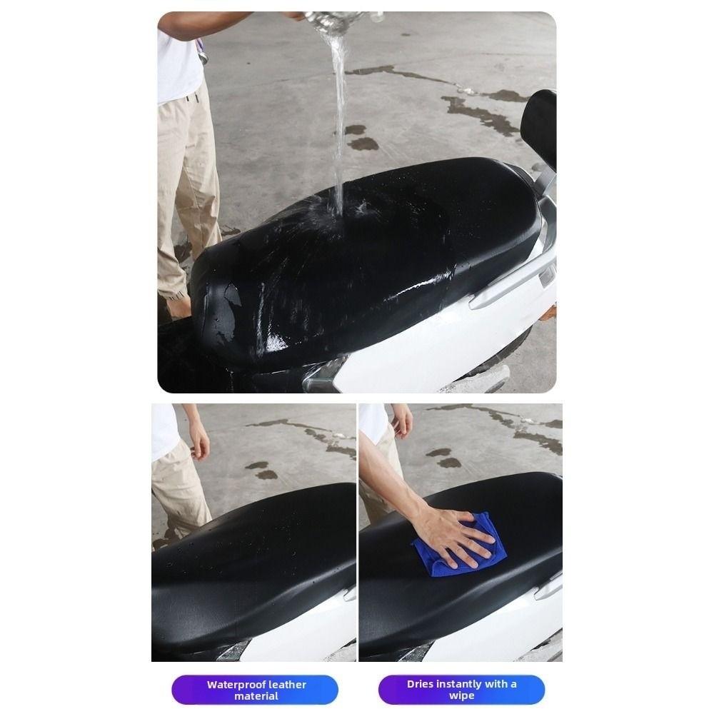 Housse de Selle Élastique pour Vélo Électrique Respirante Protection Météo pour Selle de Moto