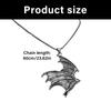 Gothic Bat Pendant Necklace Elegant Alloy Jewelry Unique Gothic Bat Necklace For Unique Style And Special Occasions