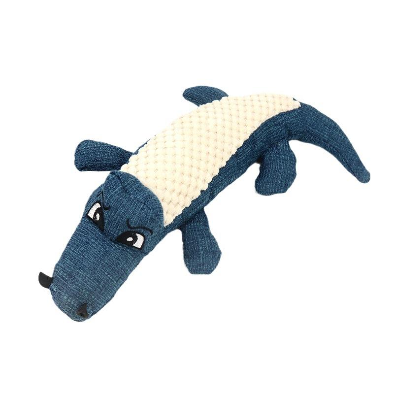 Pet Supplies Dog Plush Toys, Pet Toys Simulation Crocodile Sound Dog Toys Bite Resistant Spot