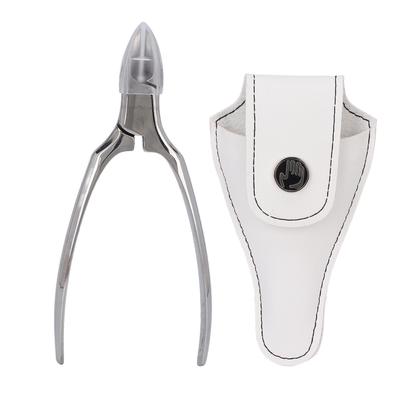 Cuticle Nipper Stainless Steel Professional Effortless Toenails Clipper with Storage Bag for Ingrown Nail