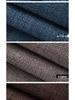 Thick Linen Cotton Coarse Weave Fabric for Sofa Cushions, Seats, and Soft Packs In Plain Colors
