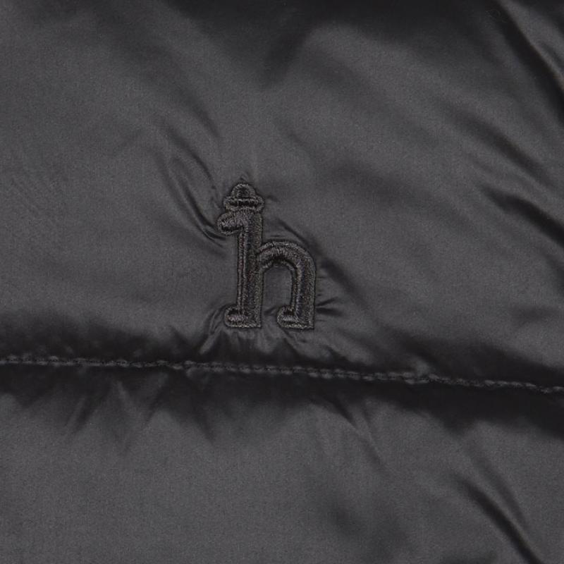 [hedges Kids] Knit Color Duck Down Padding Black  Huw11jp01m Bk 