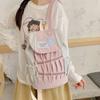 Schoolbag College Style Backpack Women's 1011 New Lightweight Backpack Large Capacity Casual Backpack Versatile Student School Bag Women