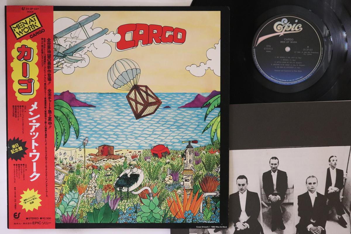 

LP Record MEN AT WORK - Cargo 253P427 EPIC 1982 Japan Obi Rock