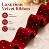 Party Ornament Flocking Flocking Ribbon Soft Sparkling Diamond Decor Webbing Glitter Design Hotfix Rhinestone Gift Wrapping