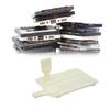 1/4 10inch Tape Splicing Block Opening Cassettes Tape Splicing Set with 2 Fixers Professional Tape Splicing Block