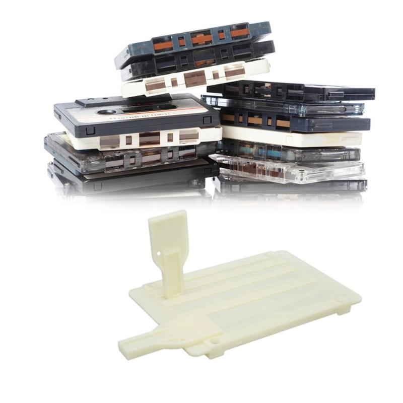 1/4 10inch Tape Splicing Block Opening Cassettes Tape Splicing Set with 2 Fixers Professional Tape Splicing Block