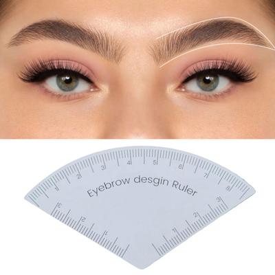 Eyebrow Design Ruler Portable Fast Drawing Guide Professional Eyebrow Shaping Tool for Beginners Pros