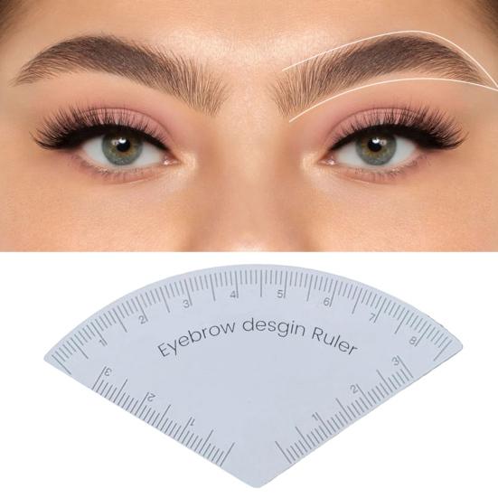 Eyebrow Design Ruler Portable Fast Drawing Guide Professional Eyebrow Shaping Tool for Beginners Pros