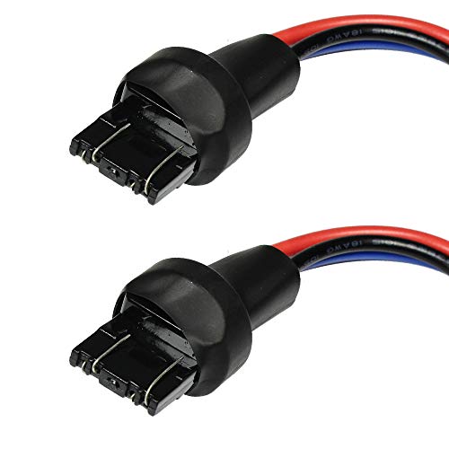 

YUNPICAR T20 7443 Двойной универсальный патрон для лампы Водонепроницаемый патрон для указателей поворота, фар, задних фонарей (T20 7443 Патрон)