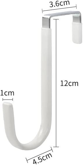 Door Door Stainless for Closets and Kitchen Set of 4 Hanger, Hook, Steel, Doors, (Black)