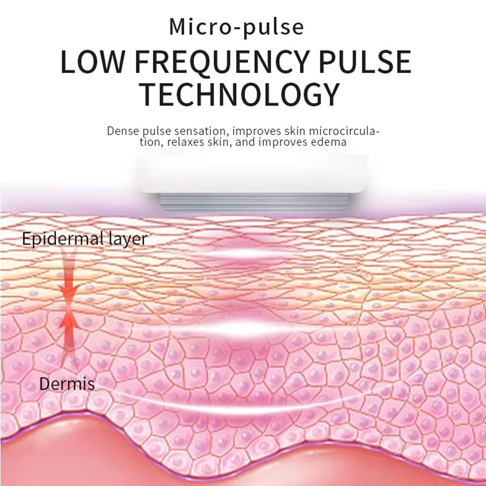 EMS Eye Bag Massager 3D LED Red Light Therapy Beauty Micro-Current Eye Care Massager Fatigue Relief Wrinkle Dark Circle Removal