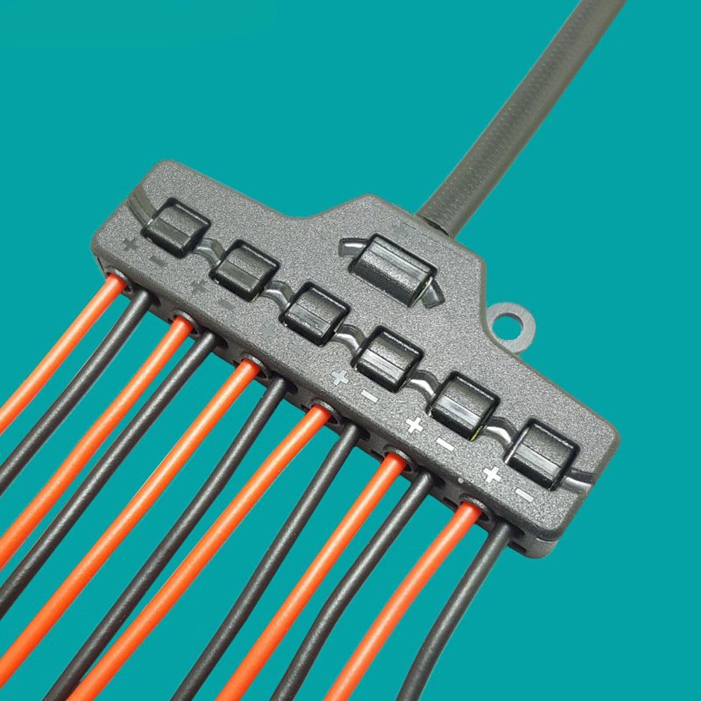 1 in 3 out LED Quick-connect Push Terminals Post Terminal Splitter Connector Wire Splitter Splitter