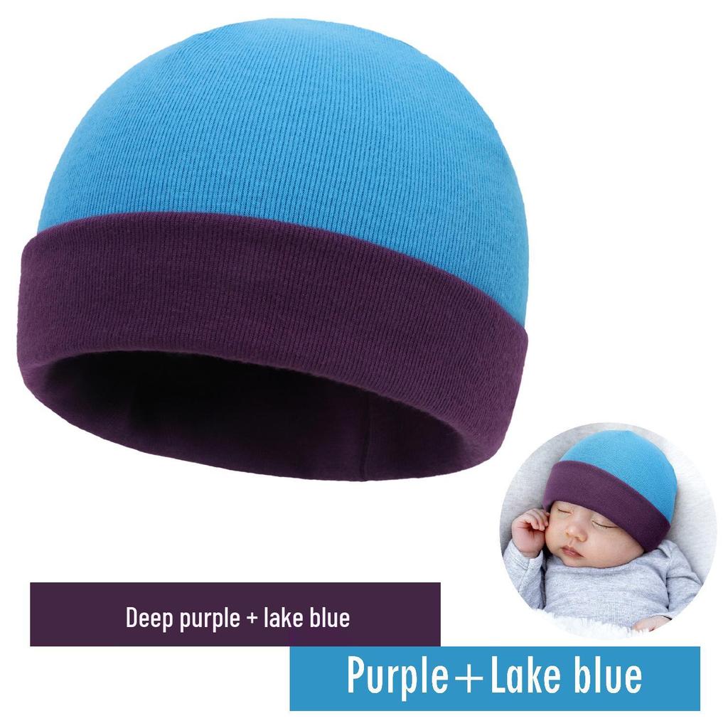 Matching Color Brushed Cap for Newborns: Spring, Autumn & Winter Styles, Double Size, 28 Colors