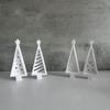 3D Cute Christmas Tree Decoration Silicone Mold DIY Handmade Aromatherapy Plaster Christmas Lights Tree Resin Drop Glue Mold
