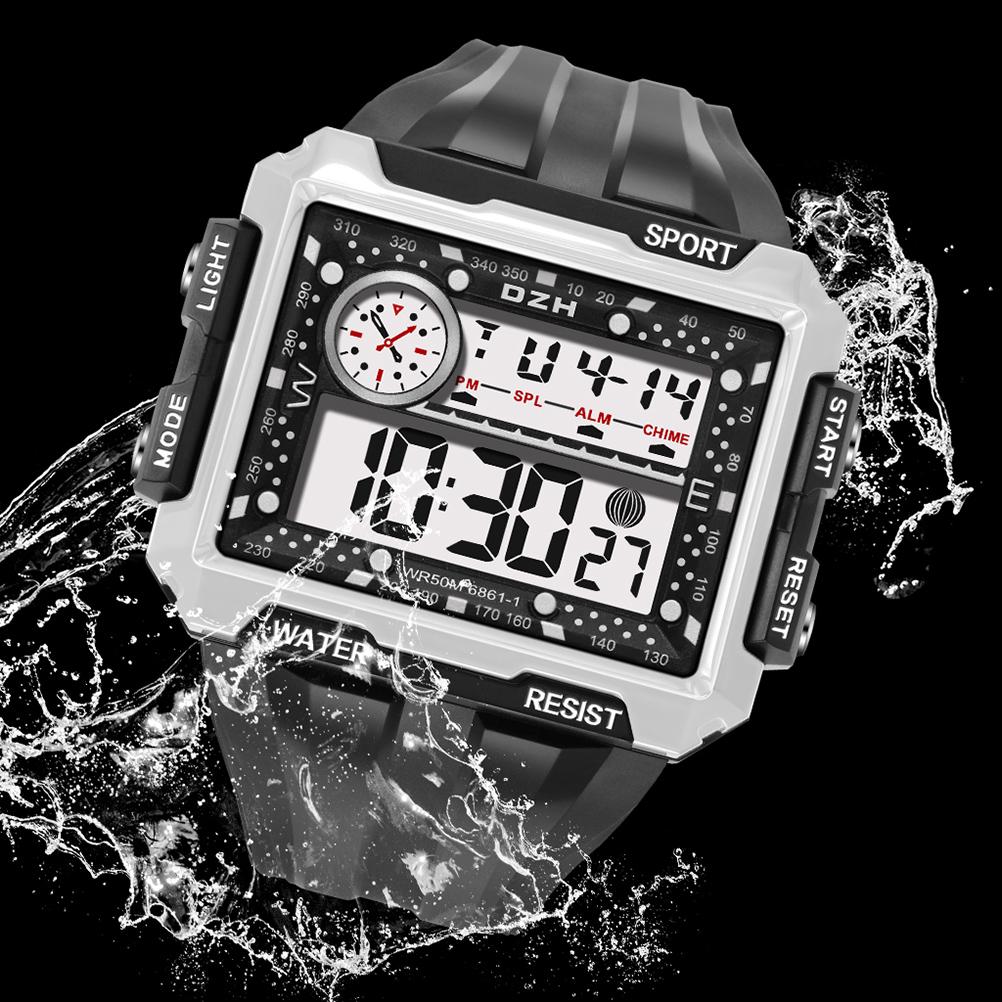 Outdoor Sport Watch Men Luminous Waterproof Watch Screen Electronic Digital Wrist Watch