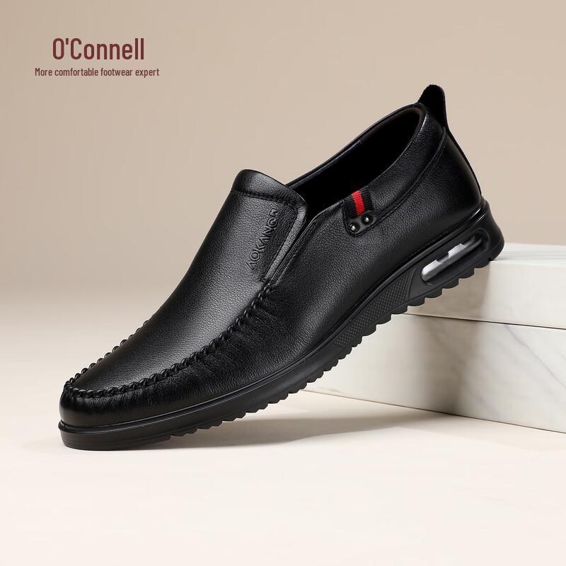 Aokang Men s Leather Loafer Slip-On Shoes 41