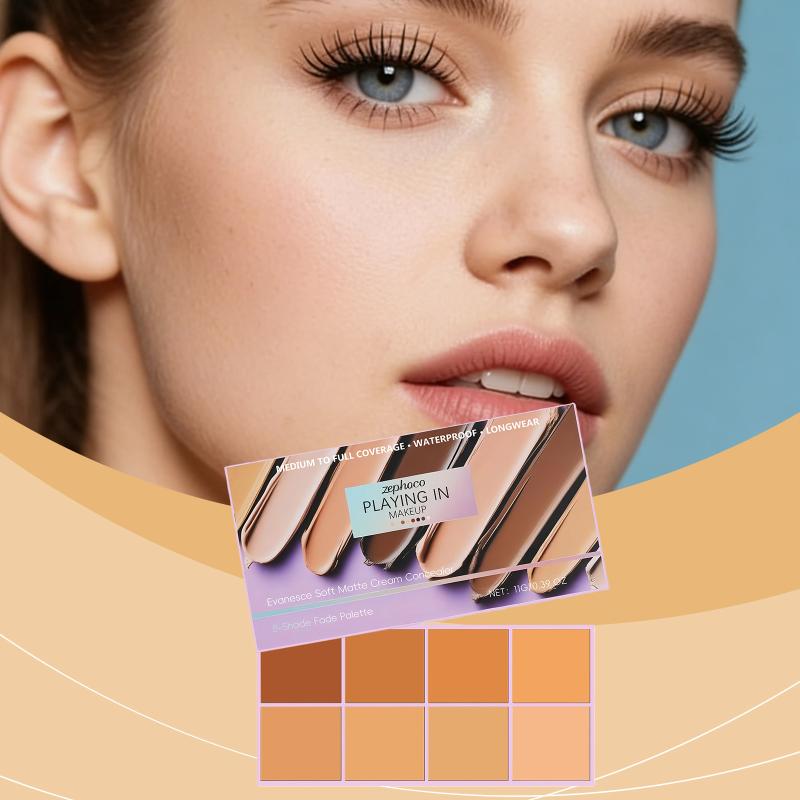 Long-lasting Waterproof Soft Matte Gradient Concealer Naturally Lightweight and Smooth Transparent Makeup Gradient Concealer one size