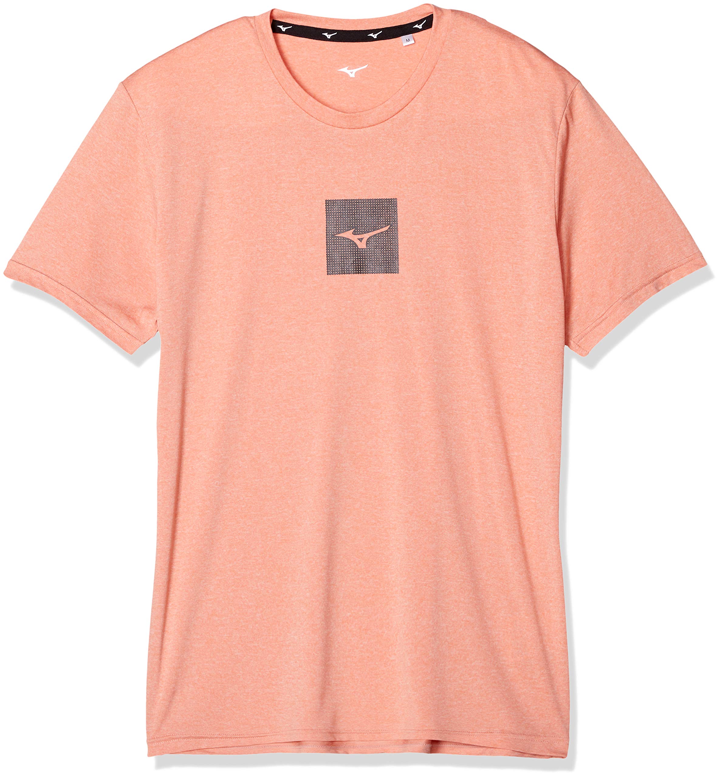 

Mizuno Short Sleeve Training Sherbet Size M Men s T-Shirt, Sweat-Wicking, Quick-Drying, Orange, (32MA0011)